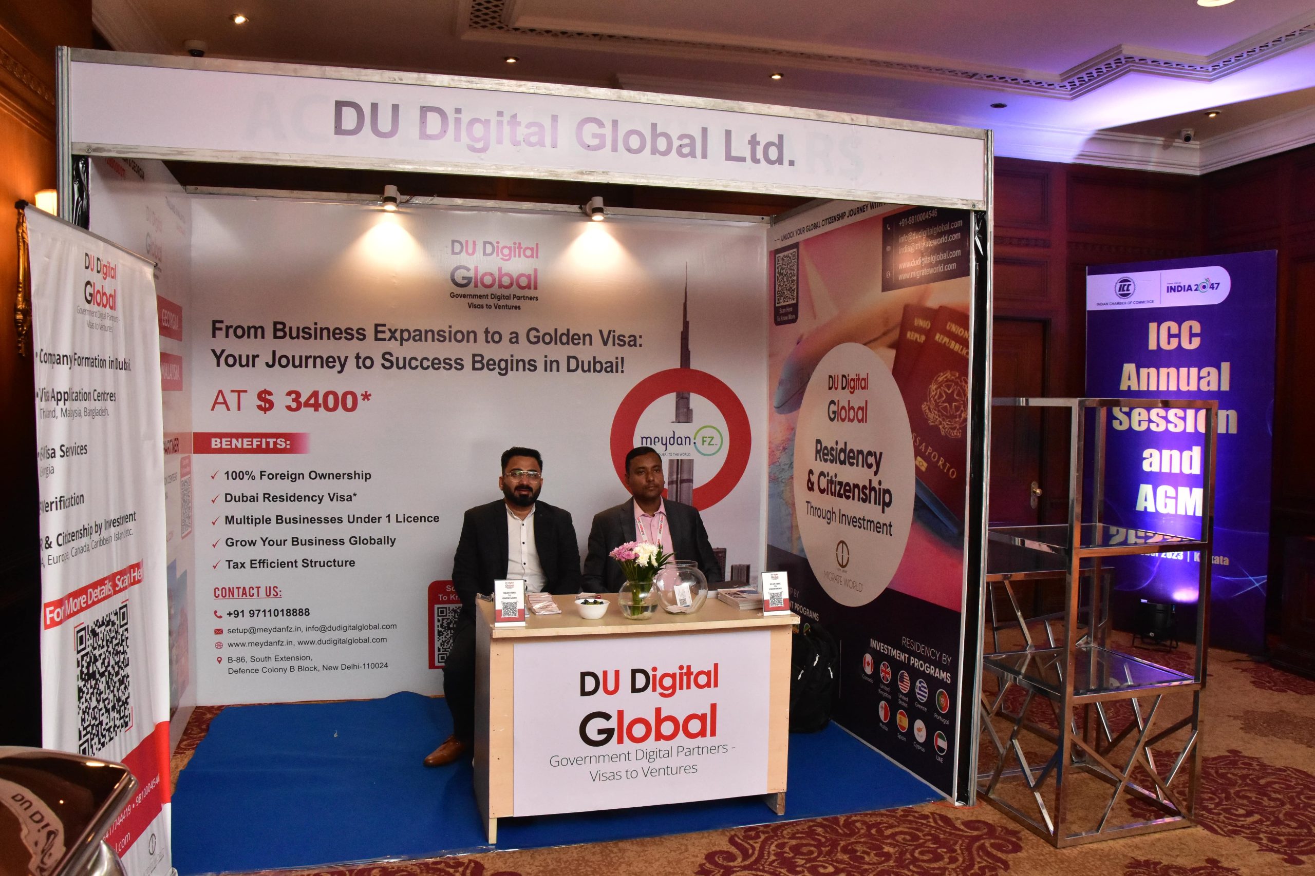 DU Digital Shines as Proud Sponsor of Indian Chambers of Commerce AGM and Annual Session in Kolkata 2023 - Image 11