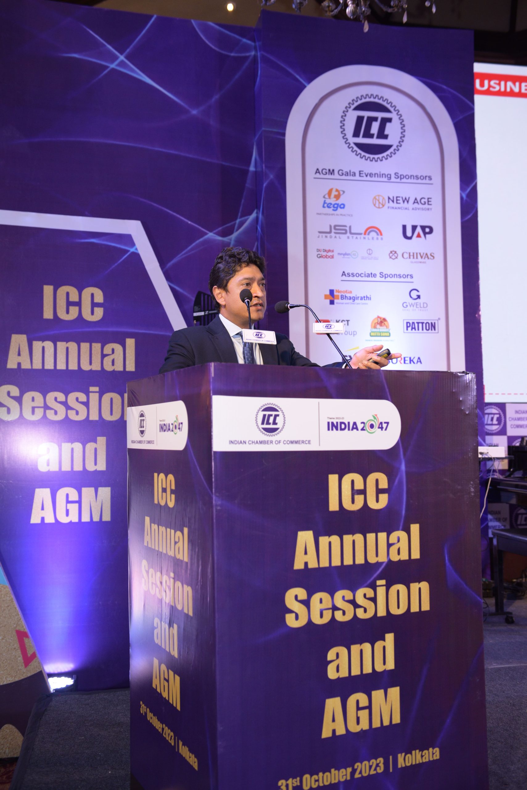 DU Digital Shines as Proud Sponsor of Indian Chambers of Commerce AGM and Annual Session in Kolkata 2023 - Image 69