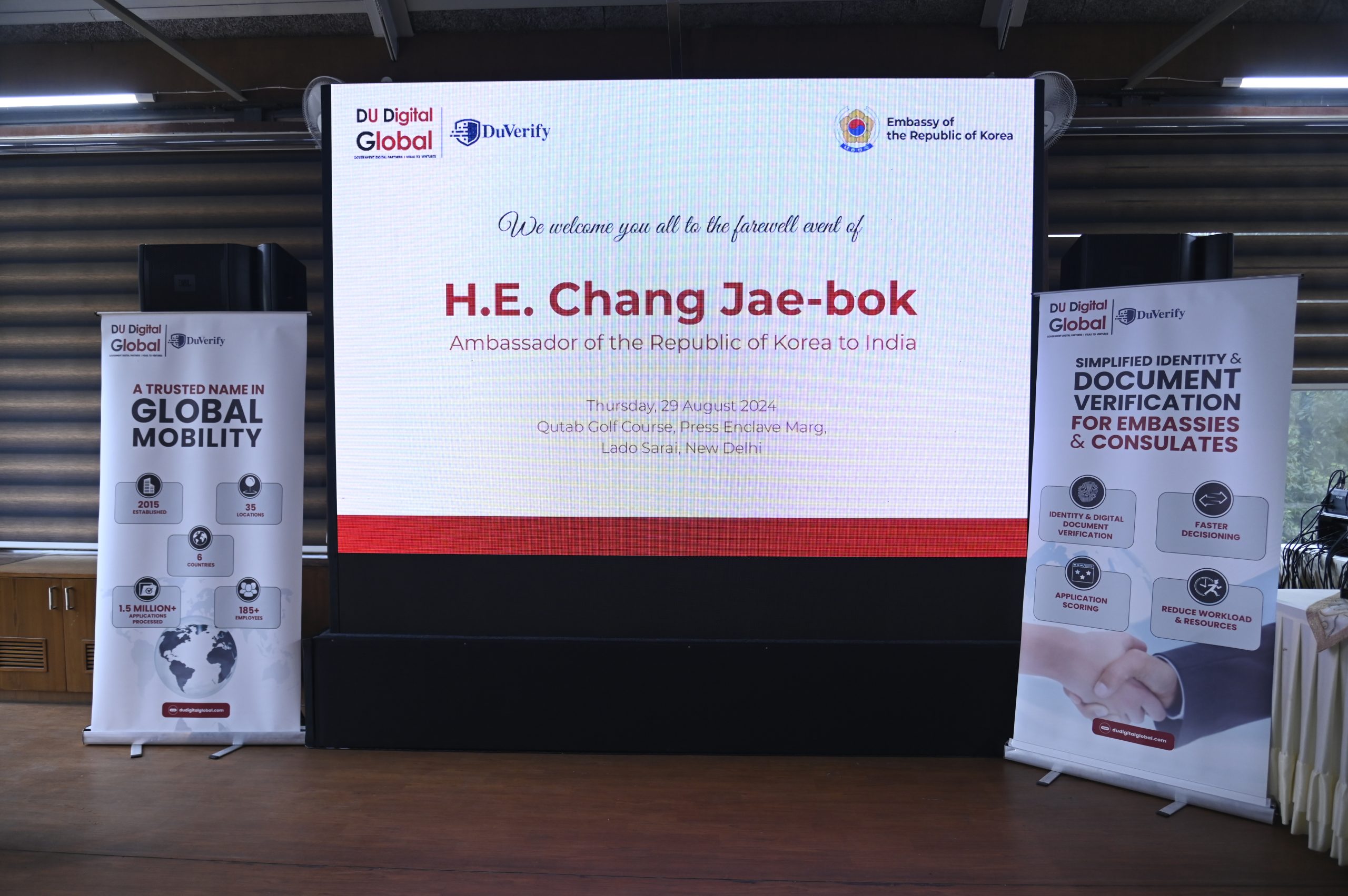 DUDigital Global Extends a Warm Farewell to H.E. Chang Jae-bok, Ambassador of the Republic of Korea to India - Image 1