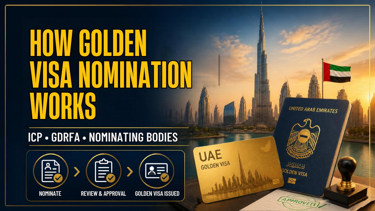 Golden Visa by Nomination: How ICP, GDRFA and the Nominating Bodies Actually Work